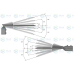 Cветодиодный светильник c поворотной консолью In Led Street STL-189S IP66 50W (85-265VAC) 5000К 150x80° Cветодиодный светильник c поворотной консолью In Led Street STL-189S IP66 50W (85-265VAC) 5000К 150x80°
