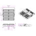 Светодиодный прожектор In Led MFL-G 800W (5800-6500К)
