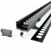 Светодиодный  светильник линейный Wall Washer Bridgelux In Led 18W 24V DC 1 row (5800-6500К)